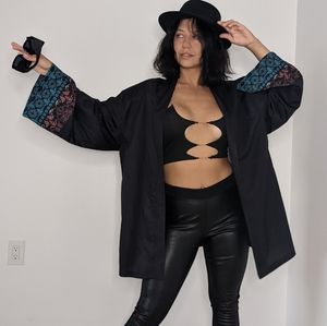 Black kimono one size